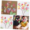 Abaodam Spring Easter Party Decorations 6Pcs Easter Egg Tree Branches Flower Picks Flower Arrangement Ornament Foam Stems for Eggs Spring Party Home Decoration Easter Tree Decorations view 4