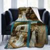 UNJOOES Personalized Blanket, Custom Throw Blankets with Photos Text Logo,Customized Blanket Photo Collage for Adult Kid Birthday Christmas Fathers Mothers Valentines Day,3 Photo Collage,40"x60" view 1