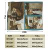 UNJOOES Personalized Blanket, Custom Throw Blankets with Photos Text Logo,Customized Blanket Photo Collage for Adult Kid Birthday Christmas Fathers Mothers Valentines Day,3 Photo Collage,40"x60" view 3