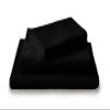 LuckShree King Giza Sheet Set- 100% Organically Grown Giza Egyptian Cotton, 4-Piece 15-inch Deep Pockets Ultra Soft Sheets - Black view 1