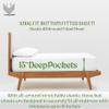 LuckShree King Giza Sheet Set- 100% Organically Grown Giza Egyptian Cotton, 4-Piece 15-inch Deep Pockets Ultra Soft Sheets - Wine view 3