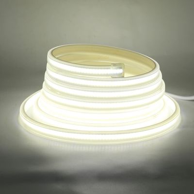 XUNATA COB LED Strip,AC 110V 288LEDs/m Super Bright Cool White 6500K COB LED Rope Light,Flexible Outdoor Waterproof IP65 FOB Tape Strip Light with US Plug for Party Stage Living Room Decor(30m/98.4ft)