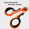 FASPLORE Fishing Scissors Fishing Scissors for Braided Line Finshing Line Cutter Multi Function Scissors Anti-Slip Serrated Edge Scissors view 3