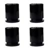LUOFDCLDDD Furniture Legs4PcsAdjustable Table Legsniture Feet Abs Plastic Replacementniture Risers Legs Couch Legs Sofa Desk Cabinets Risers Bed Support Feet/Black view 1