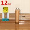 LUOFDCLDDD Furniture LegsSolid Wood,Rubber Wood Straight Cone Sofa Feet,Wooden Replacement Coffee Table Leg,Modern Nordicniture Replacement Legs,M8 Threaded Rod,Set of 4,Wood Color/12Cm view 2