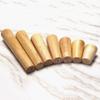 LUOFDCLDDD Furniture LegsSolid Wood,Rubber Wood Straight Cone Sofa Feet,Wooden Replacement Coffee Table Leg,Modern Nordicniture Replacement Legs,M8 Threaded Rod,Set of 4,Wood Color/12Cm view 3
