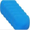 Deluxe Vinyl Placemat Set of 6 Decoration Colors Non-Slip Wipeable 12 by 18 inch (Blue) view 1