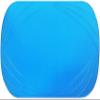 Deluxe Vinyl Placemat Set of 6 Decoration Colors Non-Slip Wipeable 12 by 18 inch (Blue) view 2