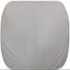 Deluxe Vinyl Placemat Set of 6 Decoration Colors Non-Slip Wipeable 12 by 18 inch (Grey) view 2