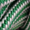 1/2 x 200 ft. Double Braid-Yacht Braid Polyester Rope Hank. Green/White view 1
