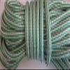 1/2 x 200 ft. Double Braid-Yacht Braid Polyester Rope Hank. Green/White view 3