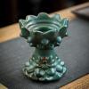 GUIPAIHAI Ceramic Candlestick Tabletop Ornaments Household Candle Support Holder Chinese Retro Candles Base (Size : E) view 1