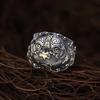 JUNTEN Sterling Silver Feng Shui Pixiu Rings for Men Wealth Lucky Fortune Ring Jewelry Open Adjustable view 3