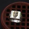 JUNTEN 925 Sterling Silver Feng Shui PIXIU Rings Lucky Wealth Ring for Men Women Adjustable Open view 3