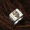 JUNTEN 925 Sterling Silver Feng Shui PIXIU Rings Lucky Wealth Ring for Men Women Adjustable Open view 4