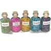5 Pcs Mini Gemstone Bottles Chip Crystal Tumbled Gem Stones Set Reiki view 1