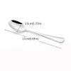 Small Soup Spoon Long Handle Mixing Spoon Ice Cream and Honey Spoon Stainless Steel Spoon Friends Gift Spoon Spoon Suitable for Home Office and Outdoor Use 5 Pieces Coffee Spoon (Color : B) view 2
