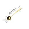 Small Soup Spoon Coffee Stirring Spoon Dessert Spoon Drinking Spoon Soup Spoon Suitable for Home Outdoor Office Coffee Spoon (Color : E) view 2