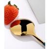 Small Soup Spoon Coffee Stirring Spoon Soup Spoons Stainless Steel Teaspoonn Eating Spoon Spion Cake Dessert Uppoon 5pieces Coffee Spoon (Color : A, Size : 5 pieces) view 4