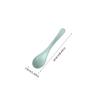 Small Soup Spoon Coffee Stirring Spoon PP Material Spoon Friend Gift Spoon Spoon Cake Dessert Spoon Coffee Spoon (Color : Blue, Size : 4 Pieces) view 2