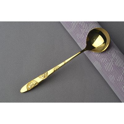 Small Soup Spoon Coffee Stirring Spoon Dessert Spoon Drinking Spoon Soup Spoon Suitable for Home Outdoor Office Coffee Spoon (Color : B)