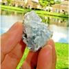 2 Pcs Celestite Crystal Druzy Cluster Sky Blue Geode Mineral 1-2inch view 1
