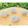 2 Pcs Celestite Crystal Druzy Cluster Sky Blue Geode Mineral 1-2inch view 2