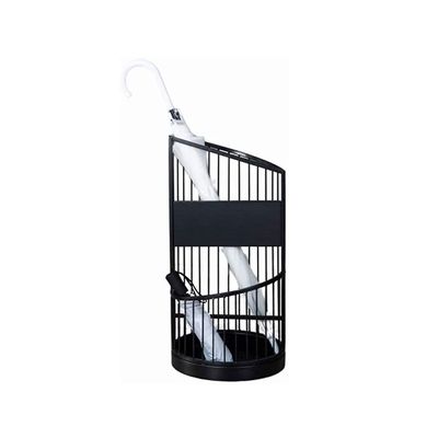 ZZTWER Umbrella Racks Stand Umbrella Stand Metal,Large-Capacity Commercial Umbrella Racks,Breathable Quick-Drying Umbrella Bucket for Home Office Cane Holder Umbrella bin (Color : Black)