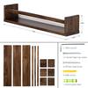 AZSKY Nursery Book Shelves 24 in Set of 3 Walnut Floating Bookshelf for Kids Room Wall Mounted Floating Shelves Solid Nursery Bookshelf Perfect Decor for Kitchen Bedroom Living Room view 3