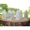 6 Pcs Mini Selenite Tower Petite Tower Selenite Skyscraper Crystal Tower view 1