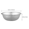 Drain Basket Storage Strainer Fruit Washing Basket Wash Storage Kitchen Strainer Draining Stainless Steel Kitchen view 3
