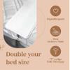 FeelAtHome 12 Inch Wide Bed Bridge Twin to King Converter Kit - Twin Bed Connector King Maker - Bed Gap Filler to Make Twin Beds Into King - Twin Mattress Connector - King Bed Converter Kit view 4