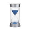 Hourglass Timer 15/20/30/45/60 Minutes Sand Clock Durable Glass Hourglass Timer for Romantic Mantel Office Desk Decor Birthday Gift Kids Games Hourglass Ornament (15 Minutes, Blue) view 1