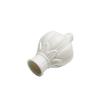 Aicosineg Curtain Rod Cap Finials Plastic Vintage for 26-27mm/1.02-1.06inch Dia Rod Creamy-White 100mm/3.93inch Height 4Pcs view 2