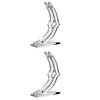 TOPBATHY 2 Pcs Rose Base Flower Display Stand Rose Display Base Rose Stand Acrylic Rose Display Stand Rose Present Stand Flower Stand Rose Support Base Rose Stem Stand Flower Support Stand view 2