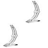 TOPBATHY 2 Pcs Rose Base Flower Display Stand Rose Display Base Rose Stand Acrylic Rose Display Stand Rose Present Stand Flower Stand Rose Support Base Rose Stem Stand Flower Support Stand view 4