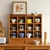 MNSRRN Wooden Coffee Cup Rack, Storage Display Grid Coffee Cup, Tea Cup Holder Solid Wood Water Cup Lattice Rack view 1