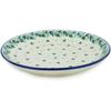 Polmedia Polish Pottery Dinner Plate - Olive Branch Pattern Handmade in Boleslawiec Poland by Ceramika Artystyczna + Certificate of Authenticity view 2