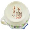 Polmedia Polish Pottery Creamer UNIKAT - Playground Meadow Pattern Handmade in Boleslawiec Poland + Certificate of Authenticity view 4