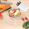 Restaurantware Futura 32 Ounce Meal Prep Containers With Lids 100 Microwavable To Go Containers - Insert Sold Separately Disposable Silver Plastic Food Containers With Lids For Lunch Or Take Out view 3