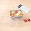 Restaurantware Futura 32 Ounce Meal Prep Containers With Lids 100 Microwavable To Go Containers - Insert Sold Separately Disposable Silver Plastic Food Containers With Lids For Lunch Or Take Out view 4