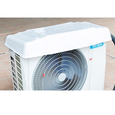 HHMAX Outdoor Air Conditioner Outer Cover- Window Waterproof Windproof Anti-UV Heavy Duty PVC Cover for Home (2p/3p) Anti-Rust & Windproof Rain Enclosure, Easy to Install