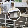 HHMAX Outdoor Air Conditioner Outer Cover- Window Waterproof Windproof Anti-UV Heavy Duty PVC Cover for Home (2p/3p) Anti-Rust & Windproof Rain Enclosure, Easy to Install view 2