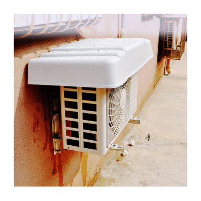 HHMAX Outdoor Air Conditioner Outer Cover- Waterproof Windproof Anti-UV Heavy Duty PVC Cover for Home (2p/3p) PVC Outdoor Unit Rain Enclosure with Accessories (Color : White, Size : 95x43cm)