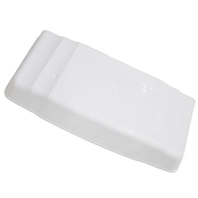HHMAX Window Air Conditioner Outer Cover- Outdoor Anti-Snow Waterproof Sunproof Anti-Dust PVC Rain Enclosure with Accessories- Applies to 4 Seasons (Color : White, Size : 110x47cm)