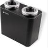 San Jamar Frontline Portion Cup Dispenser, Dispenses Cups and Lids, Plastic, 6.5 x 11.75 Inches, Black view 1