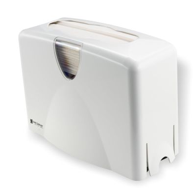 San Jamar Paper Towel Dispenser Countertop Towel Holder, Holds Multifold, C-Fold, Or Singlefold Towels for Bathroom, Restaurants, Cafes, Fast Food, Plastic, 9 X 12.25 X 6 Inches, White