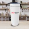 Psychology White Viking Tumbler 20oz - Psychology Reverse - Psychologist Degree Therapist Student Graduation Psychotherapy Counsellor Helper view 3
