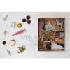 Creative Co-Op Candle Garden Kit with Bottle Brush Trees, Tealight, Pinecones, Wood and Fabric Tree and Wood Figures, Boxed Set of 15 view 2