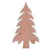 Creative Co-Op Enameled Mango Wood Christmas Tree, Blush view 1
